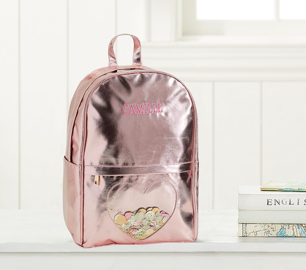 Monique Lhuillier Blush Shine Backpack